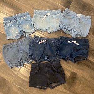 Baby Jean Shorts 7 pairs